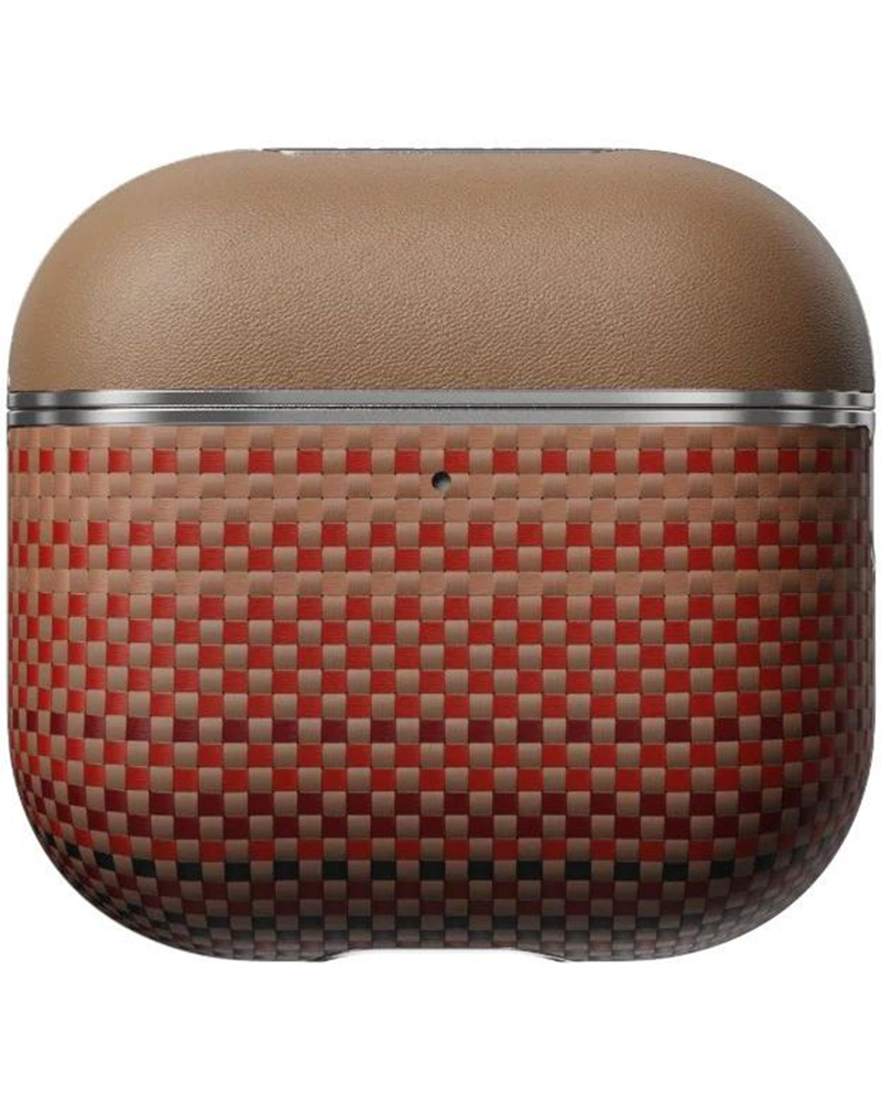 Магнитный чехол Pitaka Aramid Sunset для AirPods 4 (APM2405)